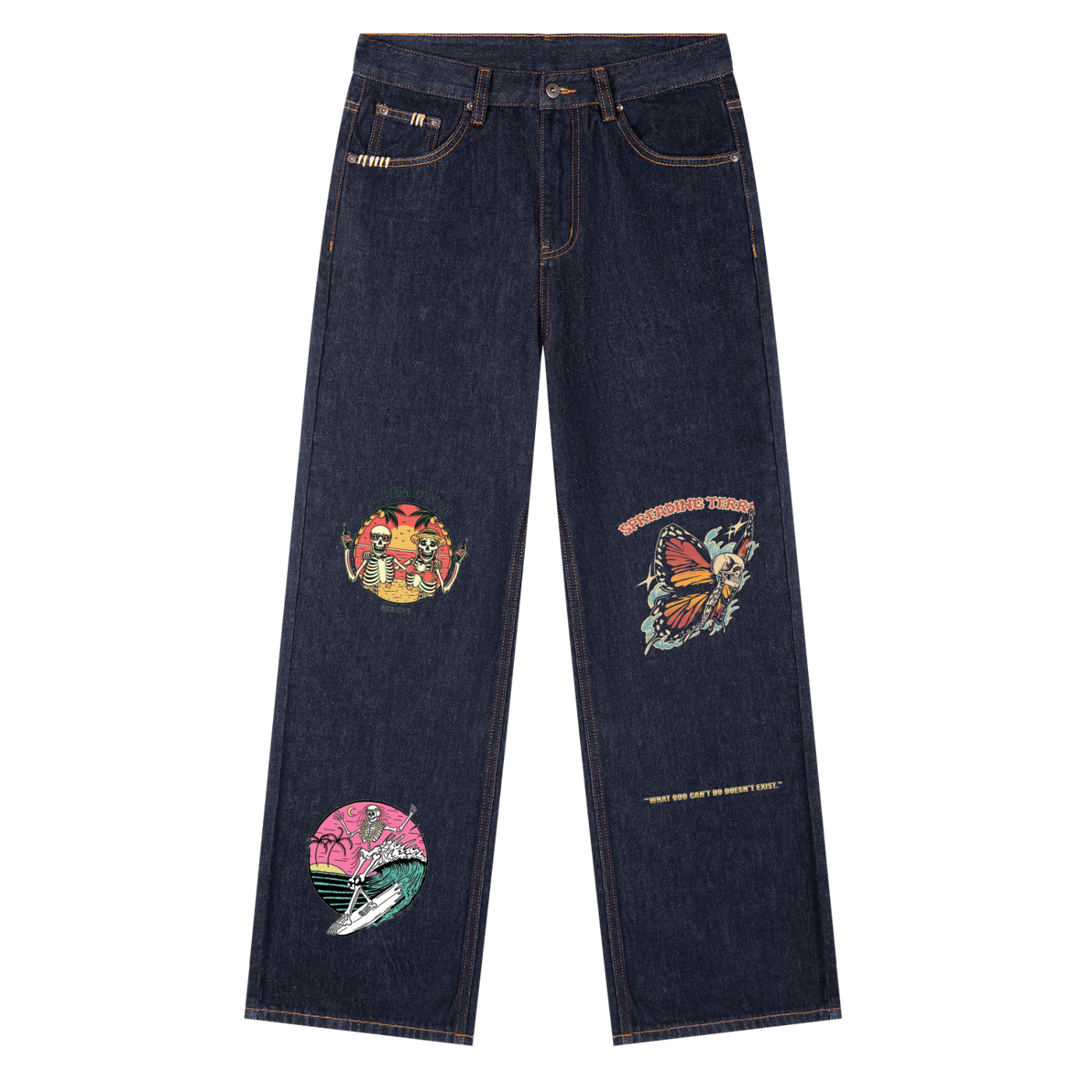 Heavyweight Straight Leg Denim Jeans